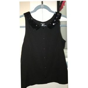 Black button up dress shirt